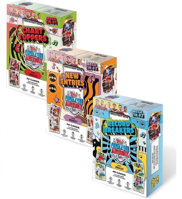 Immagine di TOPPS  UCC MATCH ATTAX SEASON 26/27  MEGA TIN 1